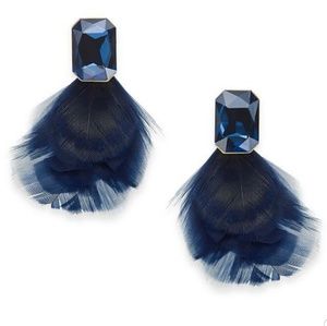 Kate Spade feather earrings